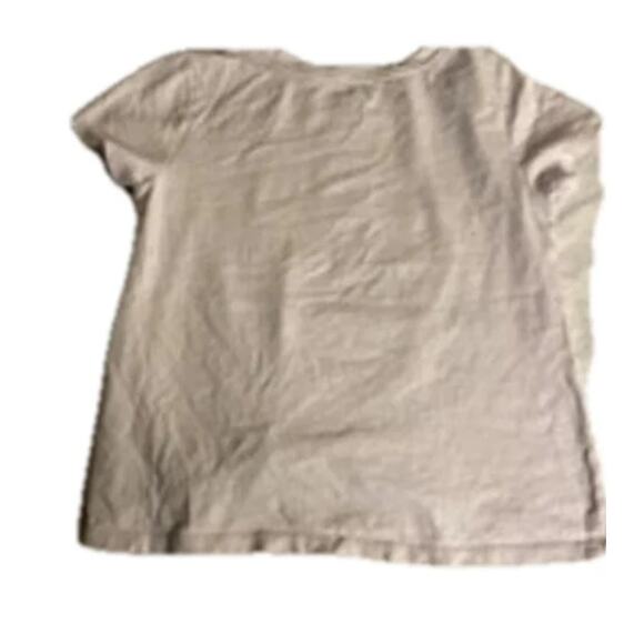 GAP Kids Sequin Logo Tie-Front T-Shirt Pink Medium (8) - Picture 5 of 5